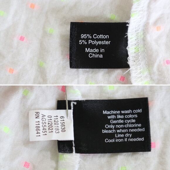 Lane Bryant Size 18/20 Plus Textured Peplum Blouse Dolman Sleeve White - Picture 11 of 11